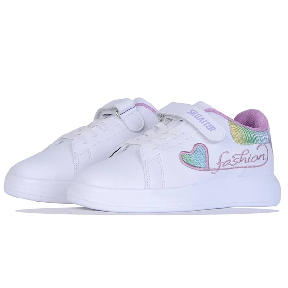Skuaıter 011Mc Byz-Lila Kız Çocuk Sneaker Spor Ayakkabı - Resim 4