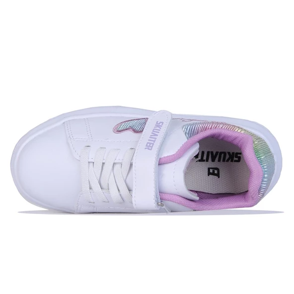 Skuaıter 011Mc Byz-Lila Kız Çocuk Sneaker Spor Ayakkabı - Resim 5