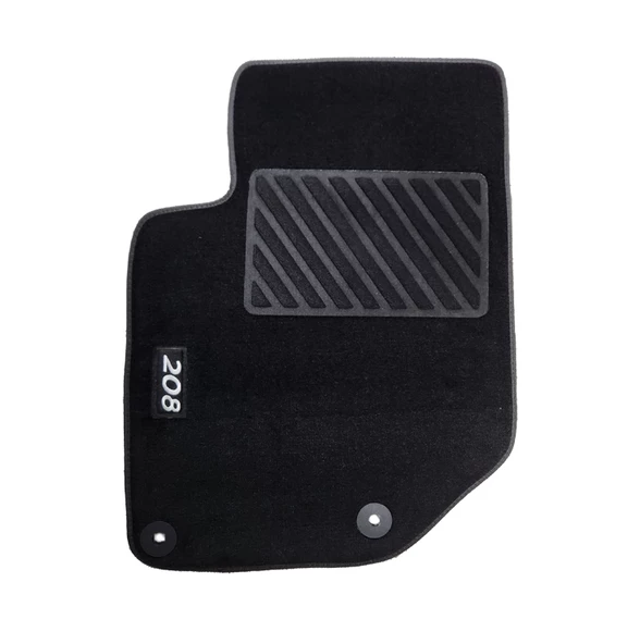 Rizline Peugeot 208 2019 Sonrası Halı Paspas Siyah - 8