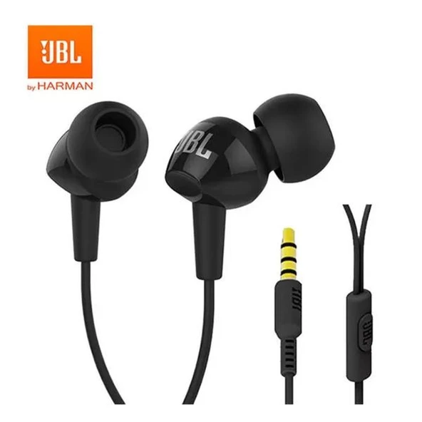 JBL C100SI Kablolu Mikrofonlu Kulak İçi Kulaklık Siyah