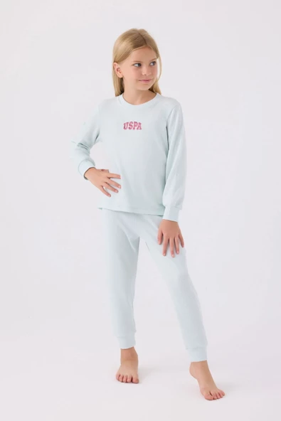 U.S. Polo Assn. 1987 Kız Çocuk Pijama Takım