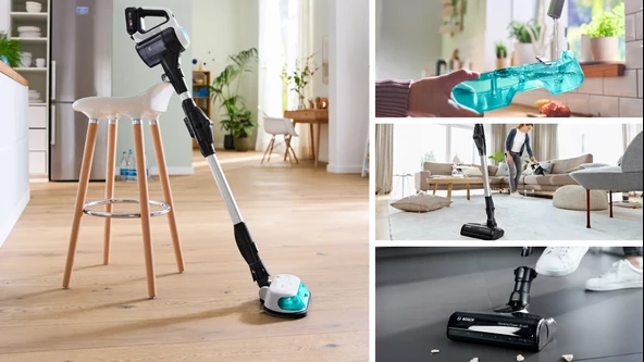 Bosch Unlimited 7 Prohygienic Aqua Bcs71hyg1 Islak Kuru Akülü Dikey Süpürge - 9