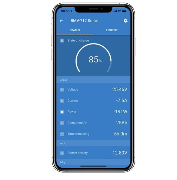 Victron Bluetooth/LCD Ekranlı Akü Monitörü, BAM030712000 - Resim 5