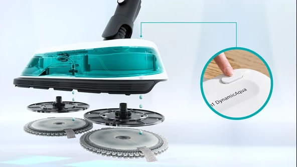 Bosch Unlimited 7 Prohygienic Aqua Bcs71hyg1 Islak Kuru Akülü Dikey Süpürge - 5