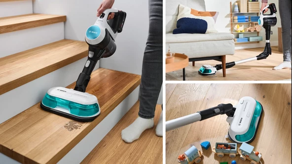 Bosch Unlimited 7 Prohygienic Aqua Bcs71hyg1 Islak Kuru Akülü Dikey Süpürge - 7