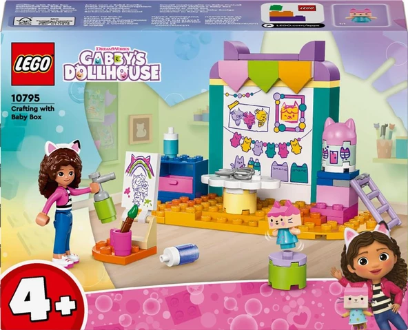LEGO® Gabby's Dollhouse Karton Yavru Kedi ile El Sanatları 10795 - 8