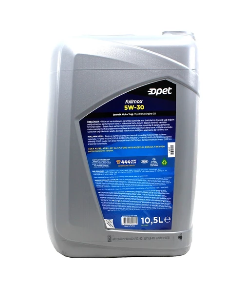 Opet Fullmax 5W-30 Dpf Sentetik Motor Yağı 10.5 L - 2