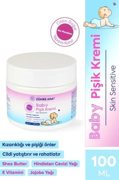 Zühre Ana Baby Pişik Kremi Bebek Bakım Kremi 100 ml