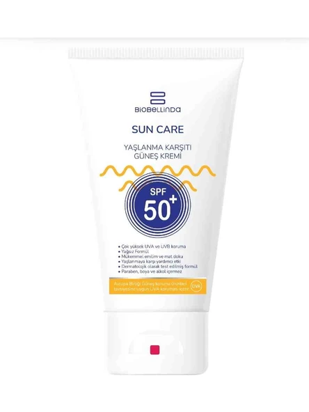 Biobellinda Yaşlanma Karşıtı Güneş Kremi Spf 50 50 ml