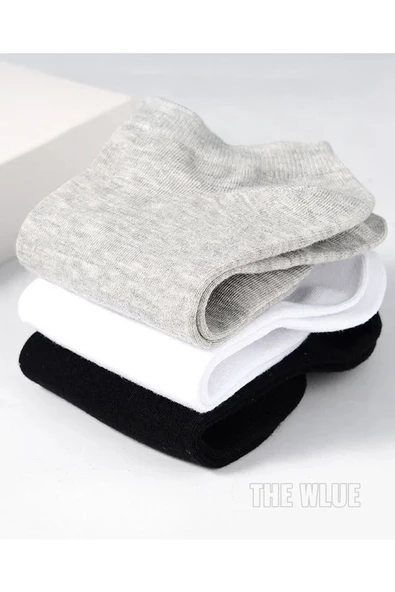 The Wlue Unisex 10'lu Görünmez Spor Ayakkabı Çorabı Bilek Altı Yazlık Çorap - 3