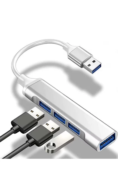 The Wlue USB 3.0 High Speed To 4 Port USB 3.0 Çoklayıcı HUB Çevirici Adaptör