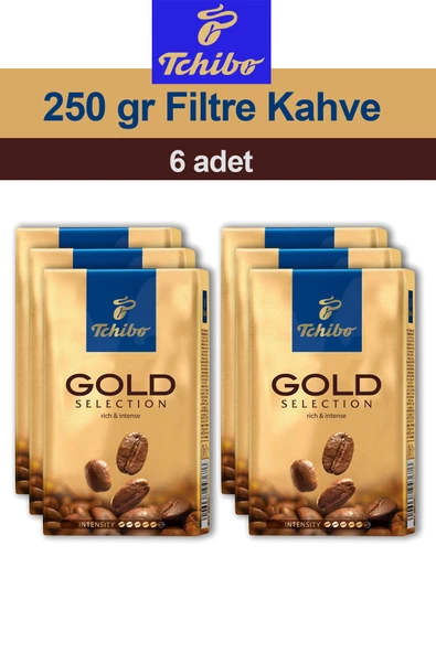 Tchibo Gold Selection Filtre Kahve 250 gr 6'lı