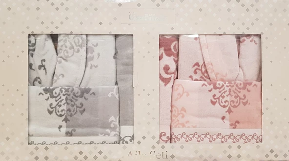 Özdilek Emily Gri Pudra Aile Seti - 2