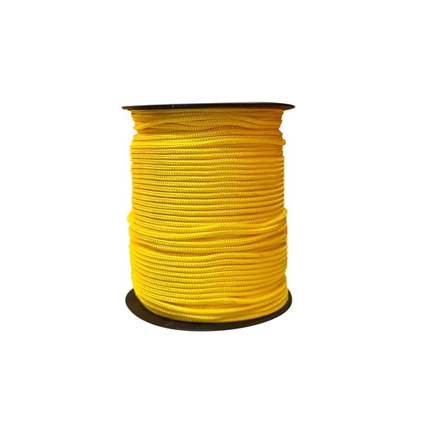 Mol Halat Sarı Kırcala İpi 1kg  2mm