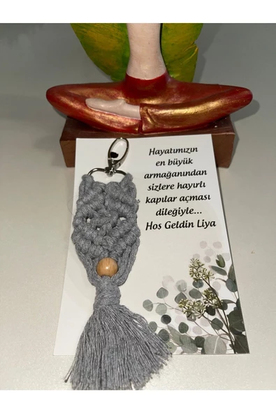 El Örmesi 100’lü Makrome Anahtarlık Düğün Kına Söz Için Hediyelik -100 Adet-