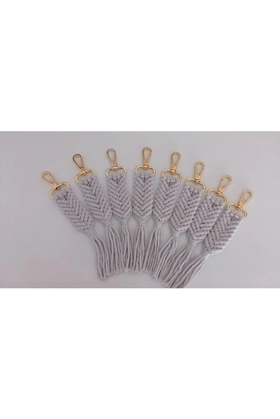 El Örmesi 20’li Makrome Anahtarlık Düğün Kına Söz Için Hediyelik -20 Adet-