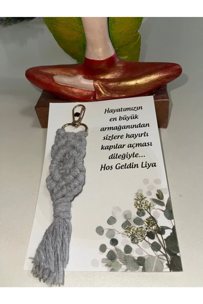 El Örmesi 100’lü Makrome Anahtarlık Düğün Kına Söz Için Hediyelik -100 Adet-