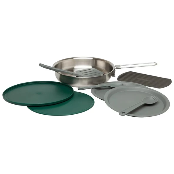 The All-In-One Fry Pan Set - Çelik Kızartma Tava Seti (9 Parça)  .94L  32oz