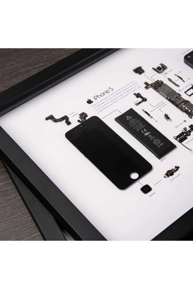 İPHONE 5 Çerçeve Sanatı Lüks Hediye - 5