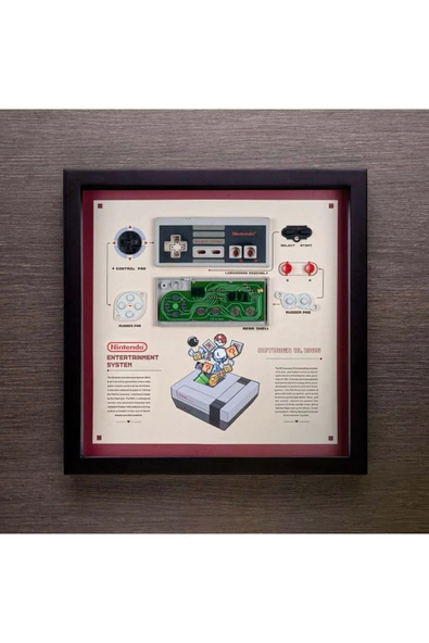 NİNTENDO ENTERTAİNMENT Çerçeve Sanatı Lüks Hediye