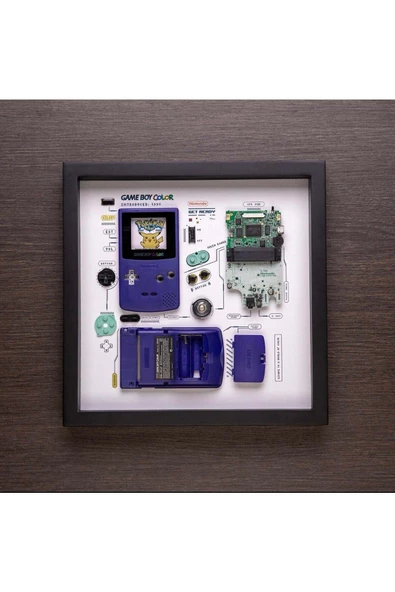 GAMEBOY COLOR Çerçeve Sanatı Lüks Hediye