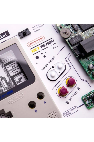 GAMEBOY POCKET Çerçeve Sanatı Lüks Hediye - 2