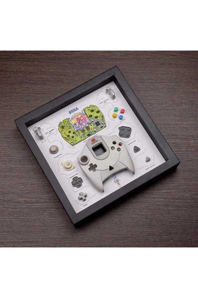 Sega Dreamcast Konsol Kolu Çerçeve Sanatı Lüks Hediye - 3