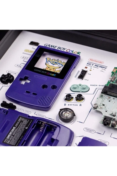 GAMEBOY COLOR Çerçeve Sanatı Lüks Hediye - 3