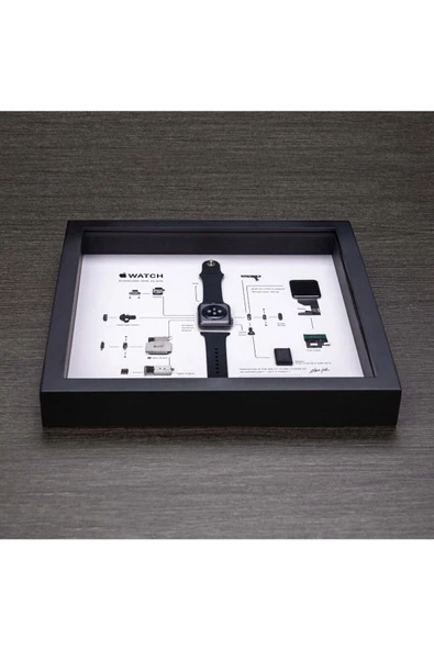 APPLE WATCH 1. GENERATİON Çerçeve Sanatı Lüks Hediye - 5