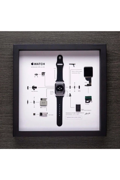APPLE WATCH 1. GENERATİON Çerçeve Sanatı Lüks Hediye - 3