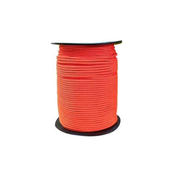 Mol Halat Turuncu Kırcala İpi 1kg  3mm