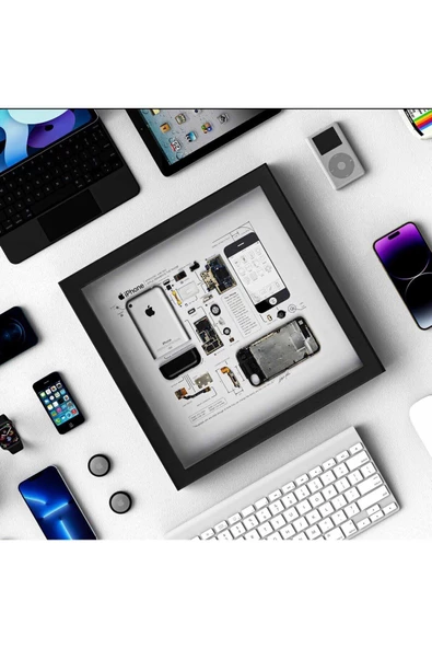 İPHONE 2G Çerçeve Sanatı Lüks Hediye - 5