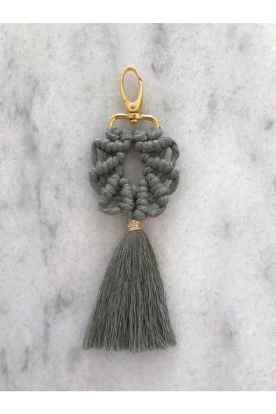 El Örmesi 10’lu Makrome Anahtarlık Düğün Kına Söz Için Hediyelik -10 Adet-