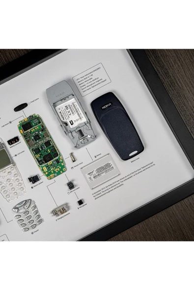 NOKİA 3310 Çerçeve Sanatı Lüks Hediye - 5