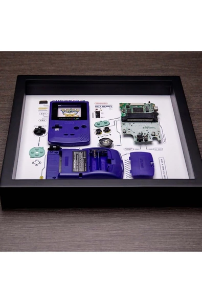 GAMEBOY COLOR Çerçeve Sanatı Lüks Hediye - 2