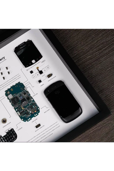 BLACKBERRY CURVE 9300 Çerçeve Sanatı Lüks Hediye - 6