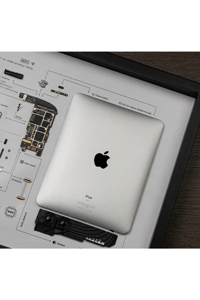 İPAD 1. GENERATİON Uyumlu Çerçeve Sanatı Lüks Hediye - 5