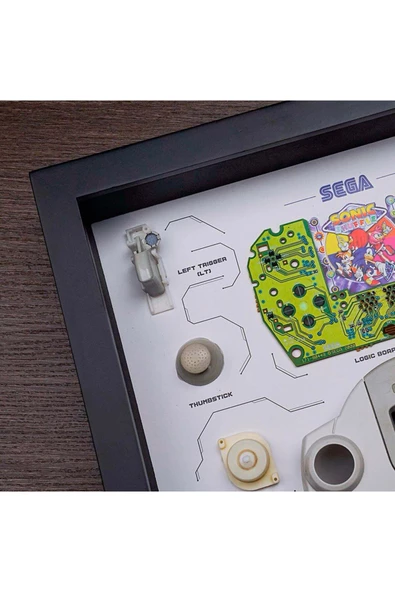 Sega Dreamcast Konsol Kolu Çerçeve Sanatı Lüks Hediye - 5