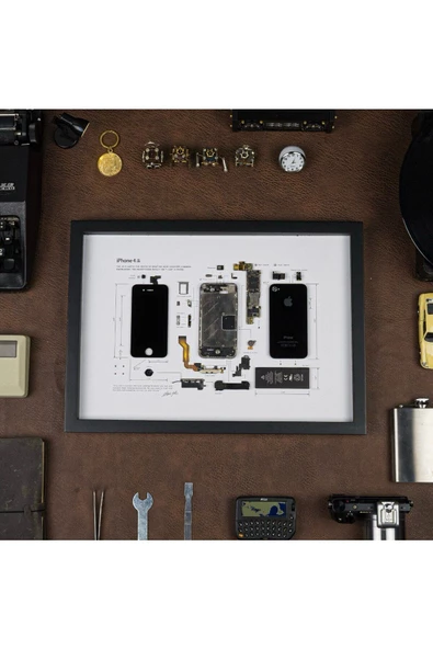 İPHONE 4S Çerçeve Sanatı Lüks Hediye - 2