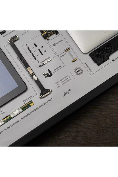 İPAD 1. GENERATİON Uyumlu Çerçeve Sanatı Lüks Hediye - 4