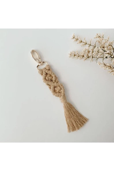 El Örmesi 10’lu Makrome Anahtarlık Düğün Kına Söz Için Hediyelik -10 Adet-