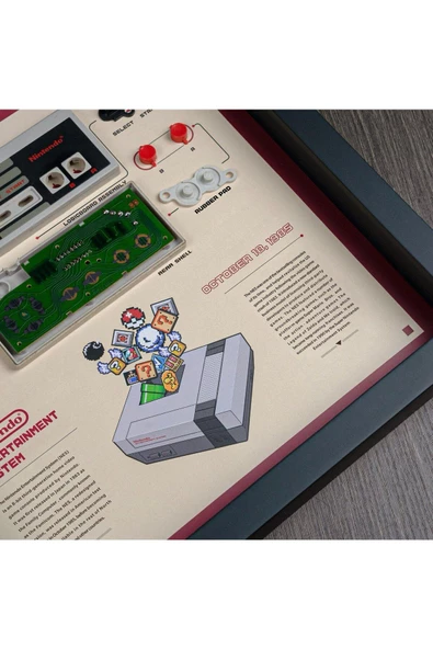 NİNTENDO ENTERTAİNMENT Çerçeve Sanatı Lüks Hediye - 2