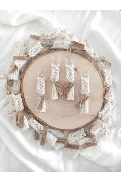 Makrome Anahtarlık (50 Adet)