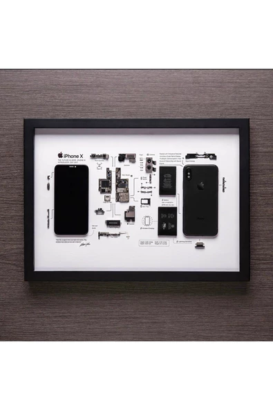 İPHONE X Çerçeve Sanatı Lüks Hediye - 1