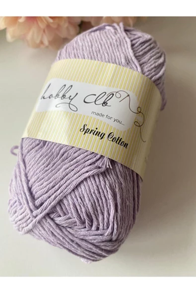 Lila Amigurumi Ve Punch (panç) Ipi %100 Pamuk Natürel Koton - 2