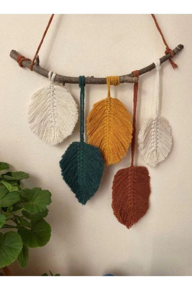 Makrome Duvar Süsü El Yapımı