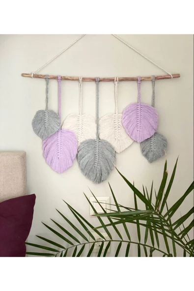 El Yapımı Makrome Duvar Dekorasyonu