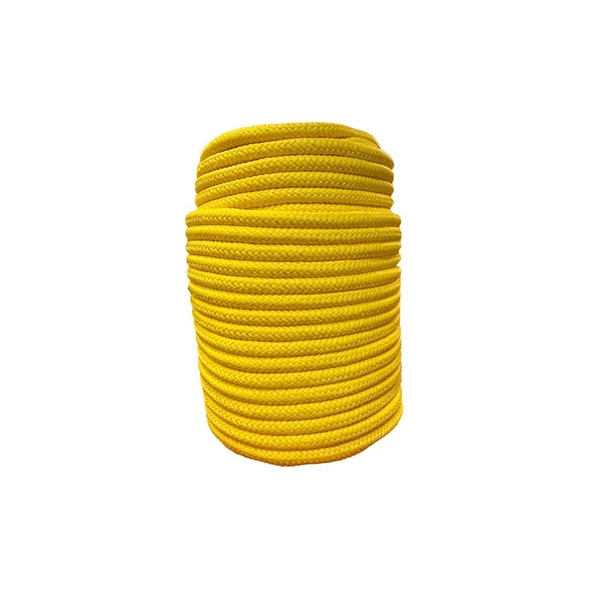Mol Halat Yüzen Örgülü Halat Sarı  14mm-50mt
