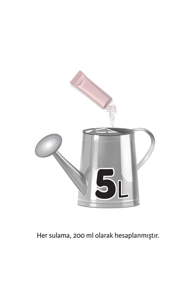 Tüm Bitkiler  Bitki Besini, Gelişim Hızlandırıcı, Dengeli Bitki Besini 100 Sulama Kapasiteli Bitki Besleyici (20 Litre Su ile) - 4