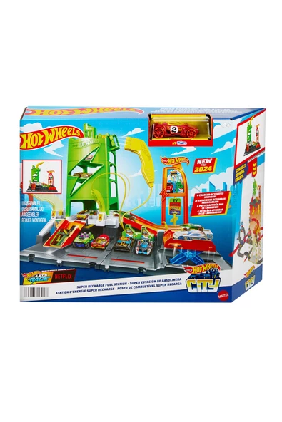 HOT WHEELS ELEKTRİKLİ ARAÇ ŞARJ İSTASYONU 2 HTN79 - 6
